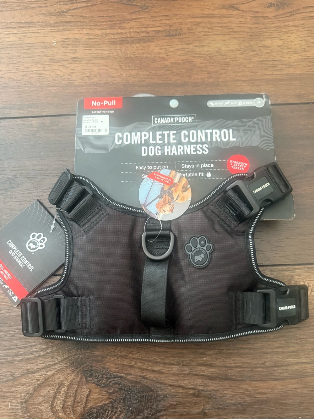 No-Pull Complete Control Dog Harness in Black